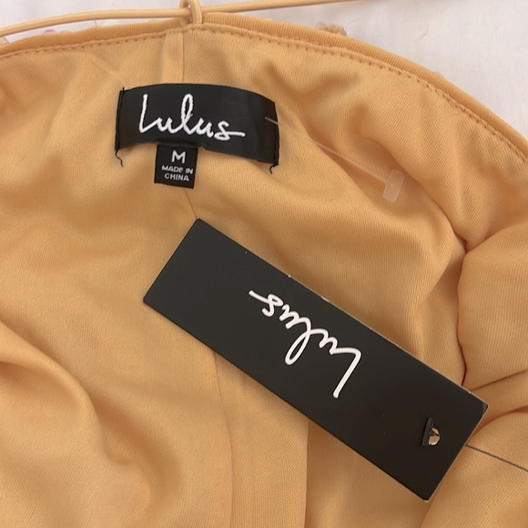 LULU’s Force of Fashion Peach Iridescent Backless Sequin Mini Dress - Picture 10 of 11